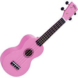 Sopránové ukulele s obalom Rainbow ružové Mahalo