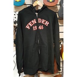 Čierna pánská mikina S SweatShirt 1946 Fender