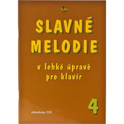 Slavné melodie v lahkej uprave pre klavír 4.diel+CD