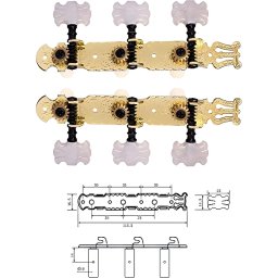 Ladiaca mechanika na klasickú gitaru CMH0451GD Dr.Parts