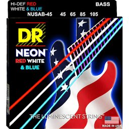 Struny na elektrickú basgitaru 45-105 Neon-USA DR.Strings