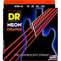 Struny na elektrickú basgitaru NOB-45 45-105 Neon-Orange DR.Strings