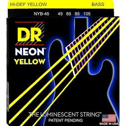 Struny na elektrickú basgitaru 45-105 Neon-Yellow DR.Strings
