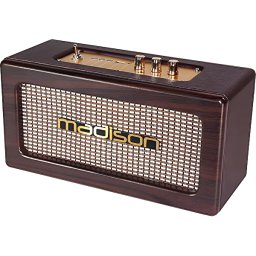 Prenosný batériový zvukový systém FREESOUND-VINTAGE-WD s USB, MP3, Bluetooth, 2x10W Madison