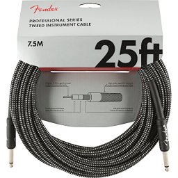Nástrojový kábel série Professional, rovný/rovný 7,5m 25' sivý tweed Fender