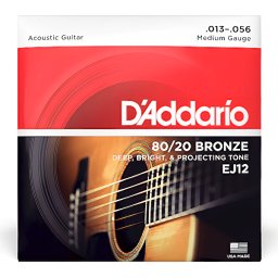 Struny na akustickú gitaru 13-56 EJ12 D´addario