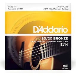 Struny na akustickú gitaru 12-56 EJ14 D´addario