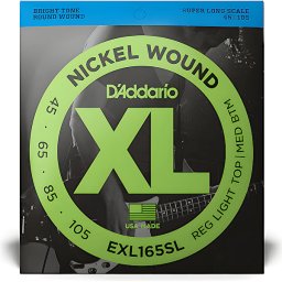 Struny na elektrickú basgitaru EXL165SL Super long D´addario