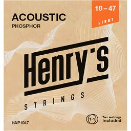 Struny na akustickú gitaru 10-47 phosphorbronze Henry's