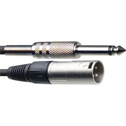 Mikrofónový kábel SAC10PXM DLl XLR samec/JACK 10m Stagg