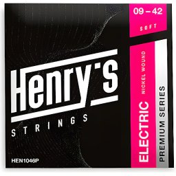 Struny na elektrickú gitaru 09-42 Premium nickel Henry's