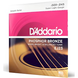 Struny na akustickú gitaru 9-45 Phosphor Bronze EJ23 D´addario