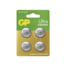 Batéria CR2450 GP Ultra Lithium 4ks