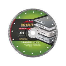 Diamantový rezný kotúč 230 mm PROCRAFT DM230 Ceramic PRO