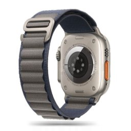Tech-Protect Nylon Pro remienok na Apple Watch 44/45/46/49mm, navy / gray
