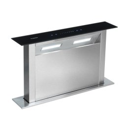 Klarstein Royal Flush Downdraft, digestor, 60 cm, výsuvný, 485 m³/h, nehrdzavejúca oceľ, čierny
