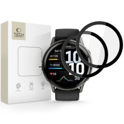 Tech-Protect Glass Flex 2x ochranné sklo na Garmin Venu 4 (45 mm), čierne