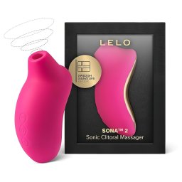 LELO Sona 2 - stimultor klitorisu s vlnami - erven