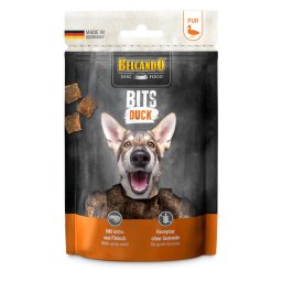 Belcando Bities Duck 90g (Happy Duck! Či už sú citliví, alebo vyberaví, takmer všetci chlpatí priatelia sa zhodujú na chuti kačice: chutí naozaj vynikajúco)