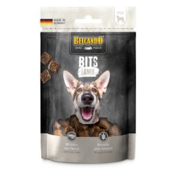 Belcando Bities Lamb 90g (Každú chvíľu niečo iné! Psy milujú rozmanitosť. Preto naše jahňacie kúsky ponúkajú vítanú zmenu oproti bežnejším zdrojom bielkovín, ako je kuracie alebo hovädzie mäso – a sú navyše extra stráviteľné)