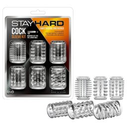 Stay Hard - sada ereknch krkov na penis - priehadn - 6 ks