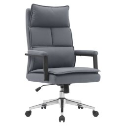 Kondela Kancelárske kreslo, sivá ekokoža, KAHIL