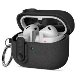 Tech-Protect Slim Hook puzdro na Samsung Galaxy Buds 3 / 3 FE / 3 Pro, čierne