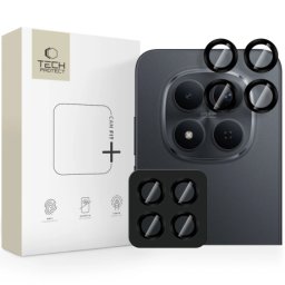 Tech-Protect CamRing Fit ochranné sklo na kameru na Xiaomi Poco M8 Pro / Redmi Note 15 Pro 5G / 15 Pro Plus 5G, čierne