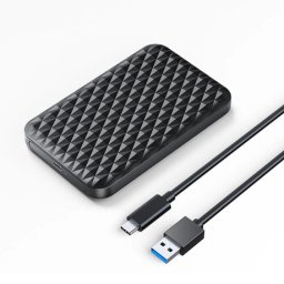Orico 2520C3-V1 externý box pre HDD/SSD 2.5'' USB-C, čierny