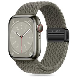 Tech-Protect Nylon Mag remienok na Apple Watch 44/45/46/49mm, olive grey