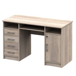 Kondela PC stolík,123x55cm, dub sonoma, B9 NEW