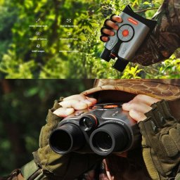 Ďalekohľad s nočným videním - Binokulár 4K plnofarebný 52 MP + 5x optický zoom - dosah až 1200m