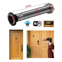 Kukatko na dvere s kamerou - Dverové kukatko digitálne do dverí s Wifi s P2P + FULL HD 16,6mm rybie oko
