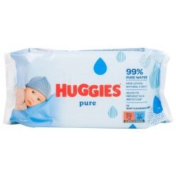 Huggies Pure vlhčené utierky 56ks