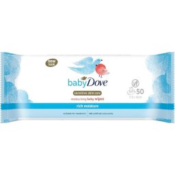 Dove Baby vlhčené utierky rich moisture 50ks
