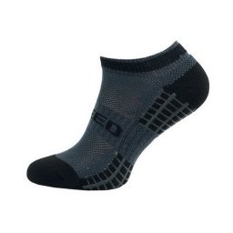 Dámske a pánske ponožky NOVIA | Šport collection SPEED s odvetrávacou mriežkou 1181 čierna 24-25