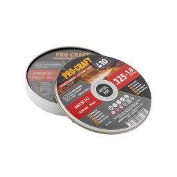 Rezný kotúč PROCRAFT 125x1,0mm balenie 10ks