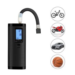 Pumpa na bicykel a auto SMART elektrická + Power bank + LED baterka