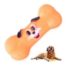 Pískací hračka pre psov kosť