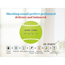 Tenisova loptička - Mini bluetooth reproduktor + podpora micro SD karta - 1x3W