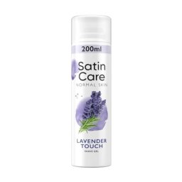 Gillette Satin Care gél na holenie Normal Skin Lavender Touch 200 ml