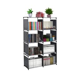 Regl na knihy LKSZ-01 siv