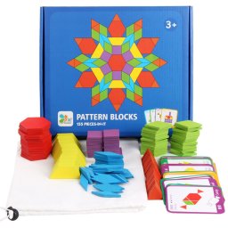 Kreatvne puzzle v tvare tangramu 155 dielikov