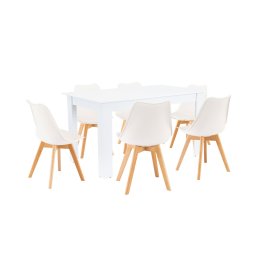 Zara 6+1 jedlensk set bielo-biely