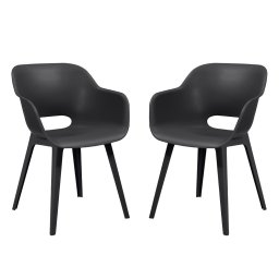 Zhradn kreslo Akola duo graphite