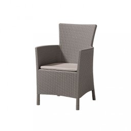 Zhradn kreslo Iowa, farba cappuccino, pieskov vank