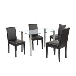 Jedlensk set Karin 4+1 bielo-ierny