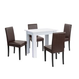 Leon 4+1 jedlensk set bielo-hned