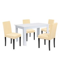Leon 4+1 jedlensk set bielo-bov