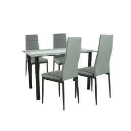 Jedlensk set Mezza 4+1 sivo-ierny